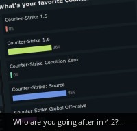 Who are you going after in 4.2? - 3/3 Maintenance polls